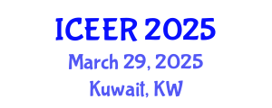International Conference on Engineering Education and Research (ICEER) March 29, 2025 - Kuwait, Kuwait
