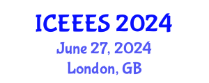 International Conference on Engineering, Environmental and Ecological Sciences (ICEEES) June 27, 2024 - London, United Kingdom