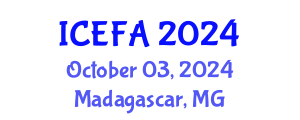 International Conference on Engineering Failure Analysis (ICEFA) October 03, 2024 - Madagascar, Madagascar