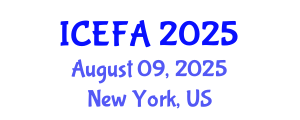 International Conference on Engineering Failure Analysis (ICEFA) August 09, 2025 - New York, United States