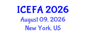 International Conference on Engineering Failure Analysis (ICEFA) August 09, 2026 - New York, United States