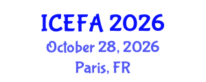 International Conference on Engineering Failure Analysis (ICEFA) October 28, 2026 - Paris, France