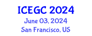 International Conference on Engineering Geology and Construction (ICEGC) June 03, 2024 - San Francisco, United States