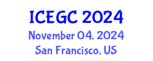 International Conference on Engineering Geology and Construction (ICEGC) November 04, 2024 - San Francisco, United States