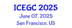International Conference on Engineering Geology and Construction (ICEGC) June 07, 2025 - San Francisco, United States