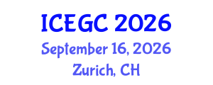 International Conference on Engineering Geology and Construction (ICEGC) September 16, 2026 - Zurich, Switzerland