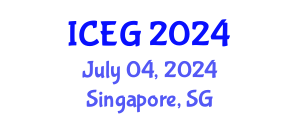 International Conference on Engineering Geology (ICEG) July 04, 2024 - Singapore, Singapore