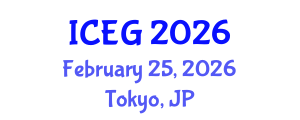 International Conference on Engineering Geology (ICEG) February 25, 2026 - Tokyo, Japan