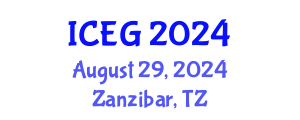 International Conference on Engineering Geophysics (ICEG) August 29, 2024 - Zanzibar, Tanzania