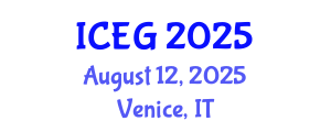 International Conference on Engineering Geophysics (ICEG) August 12, 2025 - Venice, Italy