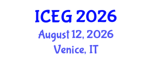 International Conference on Engineering Geophysics (ICEG) August 12, 2026 - Venice, Italy