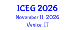 International Conference on Engineering Geophysics (ICEG) November 11, 2026 - Venice, Italy