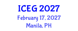 International Conference on Engineering Geophysics (ICEG) February 17, 2027 - Manila, Philippines International Conference on Engineering Geophysics (ICEG) February 17, 2027 - Manila, Philippines