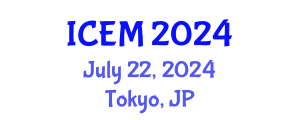 International Conference on Engineering Management (ICEM) July 22, 2024 - Tokyo, Japan