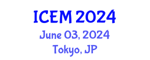 International Conference on Engineering Management (ICEM) June 03, 2024 - Tokyo, Japan