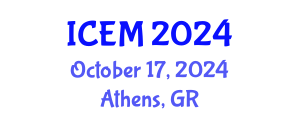 International Conference on Engineering Management (ICEM) October 17, 2024 - Athens, Greece