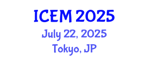 International Conference on Engineering Management (ICEM) July 22, 2025 - Tokyo, Japan