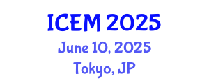 International Conference on Engineering Management (ICEM) June 10, 2025 - Tokyo, Japan