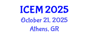 International Conference on Engineering Management (ICEM) October 21, 2025 - Athens, Greece