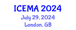International Conference on Engineering Materials and Applications (ICEMA) July 29, 2024 - London, United Kingdom