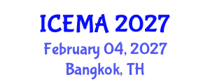 International Conference on Engineering Materials and Applications (ICEMA) February 04, 2027 - Bangkok, Thailand International Conference on Engineering Materials and Applications (ICEMA) February 04, 2027 - Bangkok, Thailand