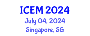 International Conference on Engineering Mechanics (ICEM) July 04, 2024 - Singapore, Singapore