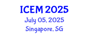 International Conference on Engineering Mechanics (ICEM) July 05, 2025 - Singapore, Singapore