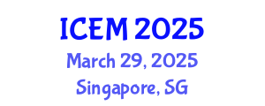 International Conference on Engineering Mechanics (ICEM) March 29, 2025 - Singapore, Singapore