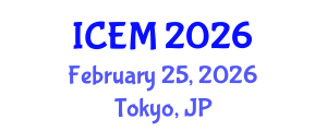 International Conference on Engineering Mechanics (ICEM) February 25, 2026 - Tokyo, Japan