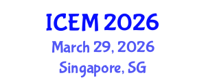 International Conference on Engineering Mechanics (ICEM) March 29, 2026 - Singapore, Singapore