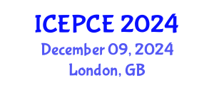 International Conference on Engineering Psychology and Cognitive Ergonomics (ICEPCE) December 09, 2024 - London, United Kingdom