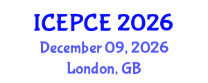 International Conference on Engineering Psychology and Cognitive Ergonomics (ICEPCE) December 09, 2026 - London, United Kingdom International Conference on Engineering Psychology and Cognitive Ergonomics (ICEPCE) December 09, 2026 - London, United Kingdom