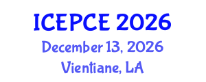 International Conference on Engineering Psychology and Cognitive Ergonomics (ICEPCE) December 13, 2026 - Vientiane, Laos International Conference on Engineering Psychology and Cognitive Ergonomics (ICEPCE) December 13, 2026 - Vientiane, Laos