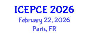 International Conference on Engineering Psychology and Cognitive Ergonomics (ICEPCE) February 22, 2026 - Paris, France