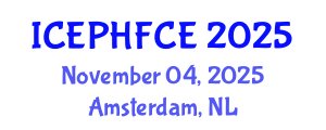 International Conference on Engineering Psychology, Human Factors and Cognitive Ergonomics (ICEPHFCE) November 04, 2025 - Amsterdam, Netherlands
