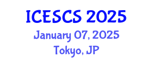International Conference on Engineering Supply Chain Systems (ICESCS) January 07, 2025 - Tokyo, Japan