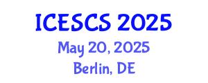 International Conference on Engineering Supply Chain Systems (ICESCS) May 20, 2025 - Berlin, Germany