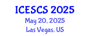 International Conference on Engineering Supply Chain Systems (ICESCS) May 20, 2025 - Las Vegas, United States