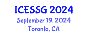 International Conference on Engineering Surveying and Space Geodesy (ICESSG) September 19, 2024 - Toronto, Canada