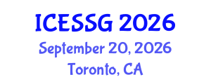 International Conference on Engineering Surveying and Space Geodesy (ICESSG) September 20, 2026 - Toronto, Canada