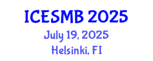 International Conference on Engineering Systems in Medicine and Biology (ICESMB) July 19, 2025 - Helsinki, Finland