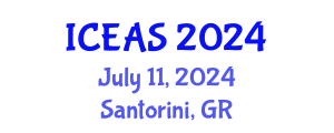 International Conference on English and American Studies (ICEAS) July 11, 2024 - Santorini, Greece