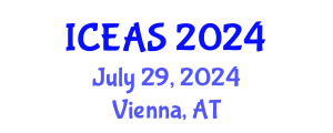 International Conference on English and American Studies (ICEAS) July 29, 2024 - Vienna, Austria