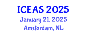 International Conference on English and American Studies (ICEAS) January 21, 2025 - Amsterdam, Netherlands
