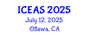 International Conference on English and American Studies (ICEAS) July 12, 2025 - Ottawa, Canada