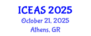 International Conference on English and American Studies (ICEAS) October 21, 2025 - Athens, Greece