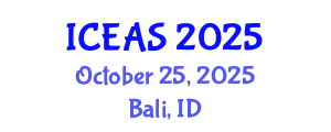 International Conference on English and American Studies (ICEAS) October 25, 2025 - Bali, Indonesia