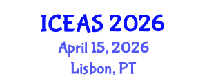 International Conference on English and American Studies (ICEAS) April 15, 2026 - Lisbon, Portugal