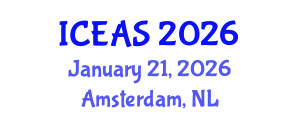 International Conference on English and American Studies (ICEAS) January 21, 2026 - Amsterdam, Netherlands