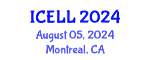 International Conference on English Language and Linguistics (ICELL) August 05, 2024 - Montreal, Canada